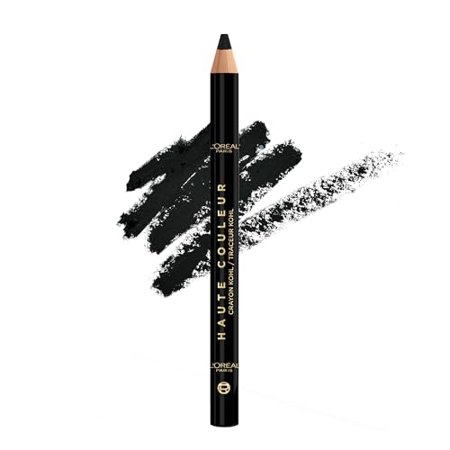 L'Oreal Paris Haute Couleur Kohl Eyeliner Pencil, Black Silk