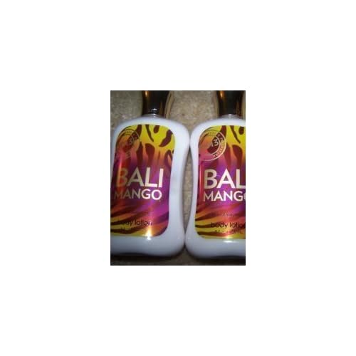 Bath & Body Works Bali Mango Body Lotion 8 Oz Each (Bali Mango) Lots of 3