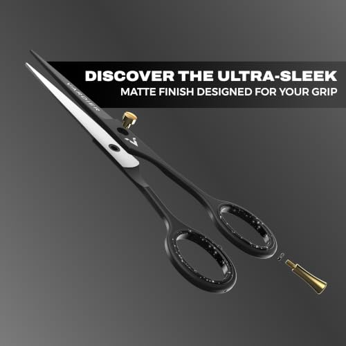 6.5" Professional Hair Cutting Scissors - Stainless Steel Barber Shears