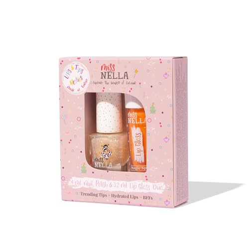 MISS NELLA Magic Spell Lips & Tips Duo - Lip Gloss & Nail Polish