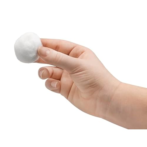 Swisspers Multi Care Cotton Balls, Triple Size, 200 Count, 4.75-Ounce (Pack of 24)