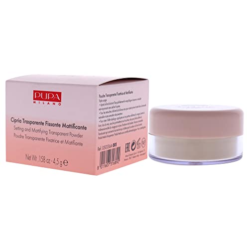 Setting Powder - 001 Translucent by Pupa Milano for Women - 0.158 oz Powder