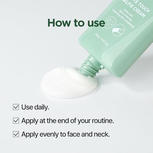 PONGDANG Tone-UP Touch Selfie Cream 3.52 oz | Lightweight Brightening Cream | Hydrating & Redness-Soothing Formula | Korean Skin Care