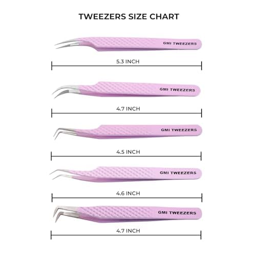 Fiber Tip Lash Tweezers For Eyelash Extension Tweezers Professional