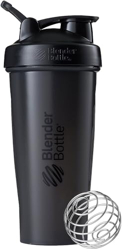 BlenderBottle Classic Shaker Bottle Perfect for Protein Shakes and Pre Workout, Colors May Vary, 28 Ounce (Pack of 2)