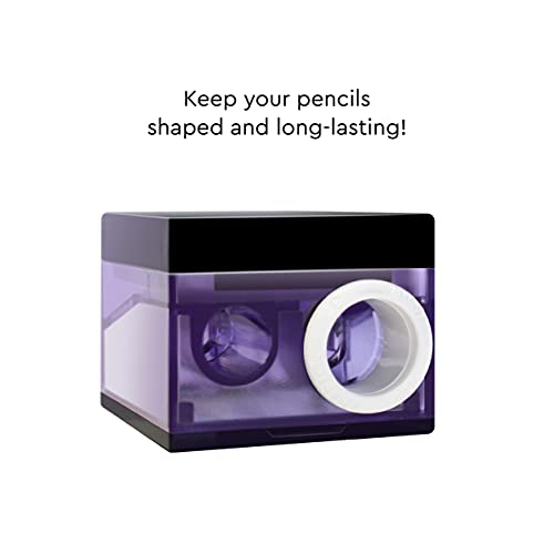 Kokie Dual Makeup Pencil Sharpener with German Steel Blades & Cleaner