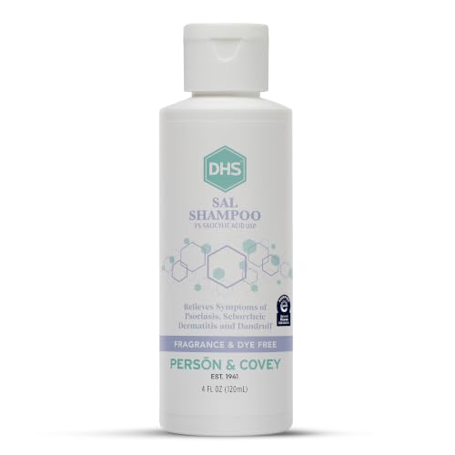 DHS SAL Maximum Strength Medicated Shampoo 4oz for Psoriasis & Dandruff