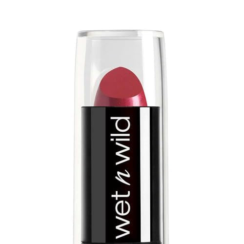 wet n wild Silk Finish Lipstick Just Garnet - Hydrating Vegan Lip Color 1 Count