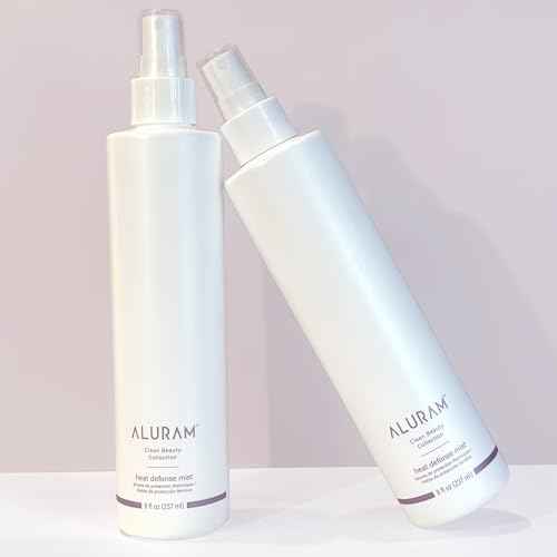ALURAM Heat Defense Mist, Lightweight Nourishing & Detangling Thermal Protectant Spray For All Hair Types, 8 Fl Oz