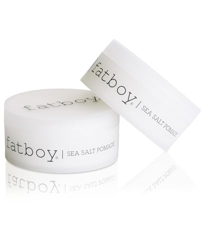 Fatboy Sea Salt Hair Pomade with Coconut Oil & Shea Butter - 2.6 Oz