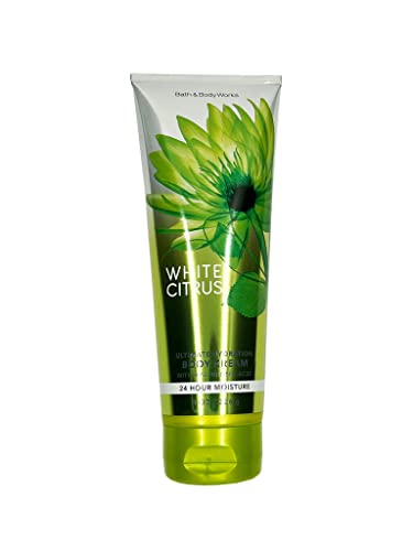 Bath & Body Works, Signature Collection Ultra Shea Body Cream, White Citrus, 8 Ounce