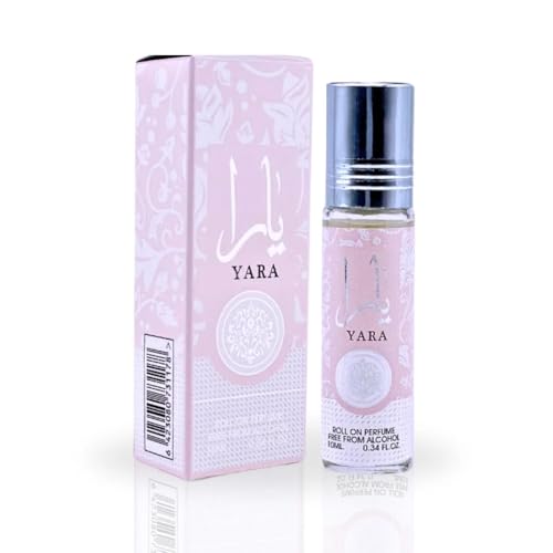 Lattafa Ard al Zaafaran Yara Women’s Roll-On Perfume Oil 10ML - Long Lasting Fragrance