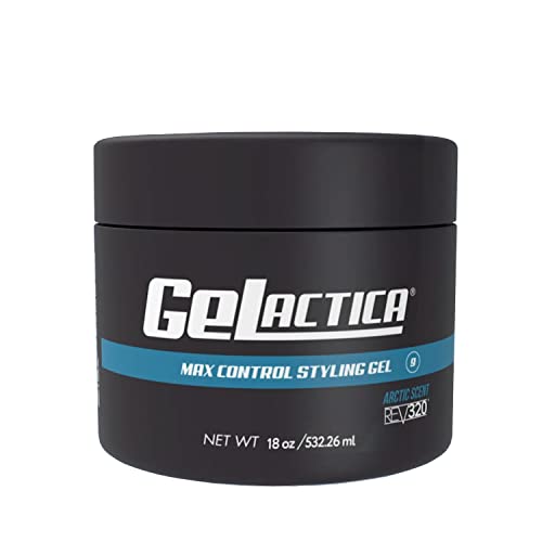 Gelactica - Edge Control Hair Gel - Bold Hold Natural Hair Product - Styling Gel - Strong Hold (17oz)