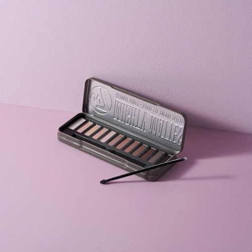 W7 Mighty Mattes 12-Color Eyeshadow Palette - Nude