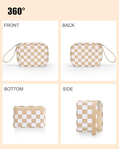 Relavel Mini Makeup Bag with LED Mirror, Rechargeable