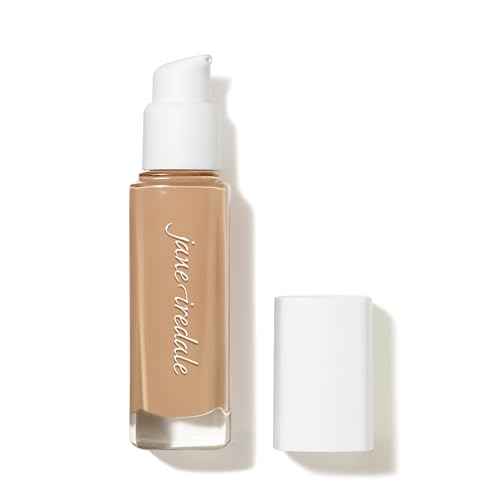 jane iredale Skintuition SPF 30 Radiance-Boosting Liquid Foundation, Perfects and Protects Skin, Medium Coverage, Natural Finish, Vegan, Cruelty-Free