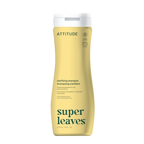 ATTITUDE Clarifying Hair Shampoo, EWG Verified, 16 Fl Oz