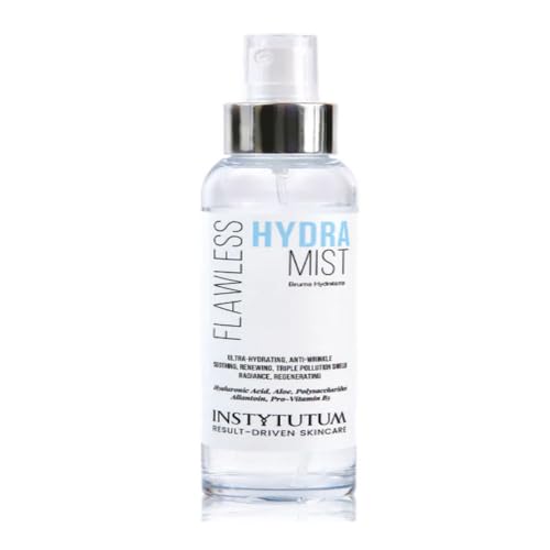 Instytutum Flawless Hydra Mist Toner with Hyaluronic Acid, Aloe Vera, Provitamin B5 & Allantoin ? Ultra-Hydrating Facial Spray for Intense Moisture & Dewy Glow ? 3.4 oz / 100 ml