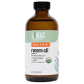J MAC BOTANICALS Organic Neem Oil for Skin (8 oz Glass Bottle NO Dropper), 100% Organic, Undiluted, Cold Pressed Neem Oil