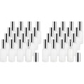 Bekith 32 Pack 50ml Glass Spray Bottles, Frosted Empty Perfume Atomizer, Refillable Fine Mist Spray for Essential Oils, Cleaning Products, Silver Sprayer