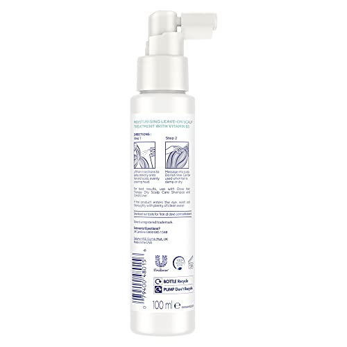 Dove Hair Therapy, Dry Scalp Care, Leave-on Scalp Treatment, 3.38 fl oz (100 ml)