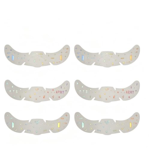 Holographic Face Tattoos - Sparkle Freckles Stickers (6 Sheets)