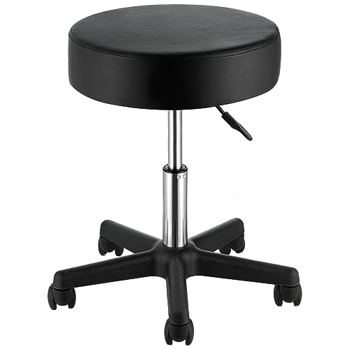 VEVOR Rolling Stool with Wheels 400LBS Weight Capacity Adjustable