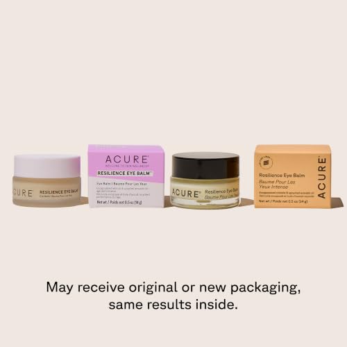 Acure Resilience Eye Balm - Anti-Aging Under Eye Moisturizer 0.5oz