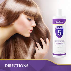 Lipogaine Big 5 Hair Stimulating Shampoo for Thinning Hair