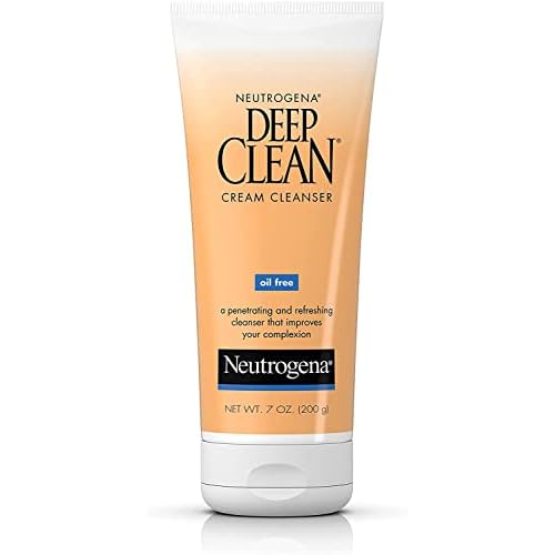 Neutrogena Deep Clean Cream Cleanser 7 oz (Pack of 4)