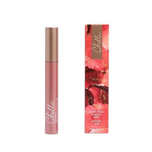 Chella Good Drama Vegan Mascara and Eyebrow Pencil Bundle, Tantalizing Taupe