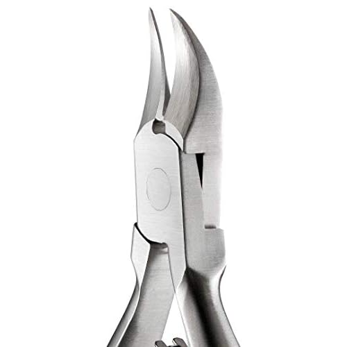 Seki Edge Professional Nail Nipper (SS-202) - Stainless Steel Nail Nippers Easily Cut Thick Toe Nails & Ingrown Toenails - Pedicure Tools for Men & Women - Salon, Spa, & Home Use - Made in Japan