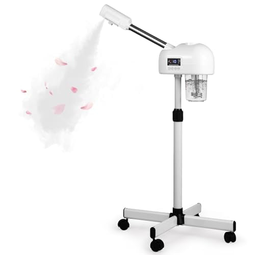 Professional Facial Steamer with Timer & Wheels for Spa