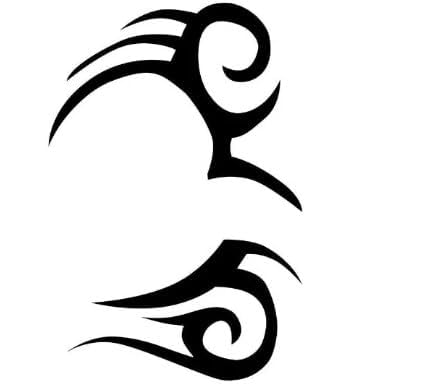 Hangover Tribal Fake Tattoos (Pair) - Temporary Transfer