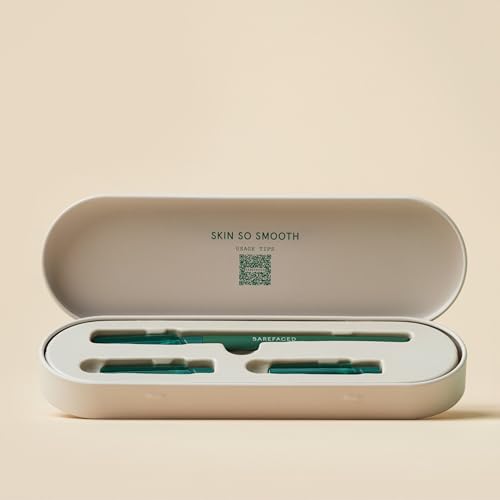 Women's Facial Shaving Kit with Reusable Razor & Conditioning Oil for Smooth Skin
