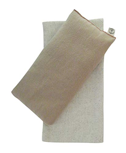 Eye Pillow Gift Set - 4" x 8.5" Unscented Flax