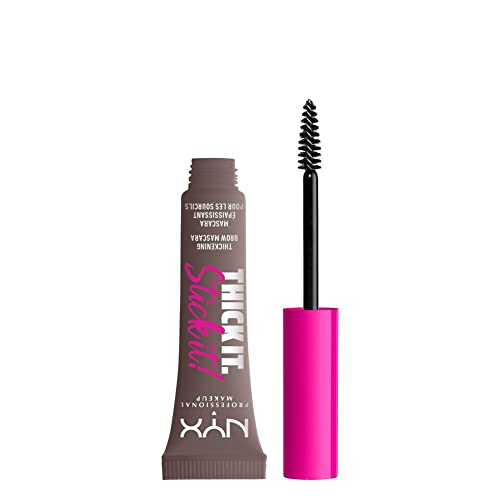 NYX Thick It Stick It Brow Mascara - Cool Ash Brown Eyebrow Gel