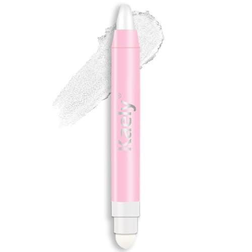 Evpct Pearl White Shimmer Cream Eyeshadow Stick - Waterproof, Long-Lasting, Buildable Eye Makeup