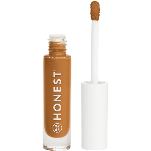 Honest Beauty Fresh Flex Concealer with Niacinamide + Vitamin E + Hyaluronic Acid | Vegan + Cruelty free | Latte, 0.17 fl oz