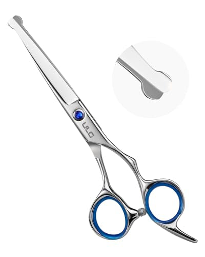 ULG Kids Hair Cutting Scissors 6.5" | Safety Round-Tip