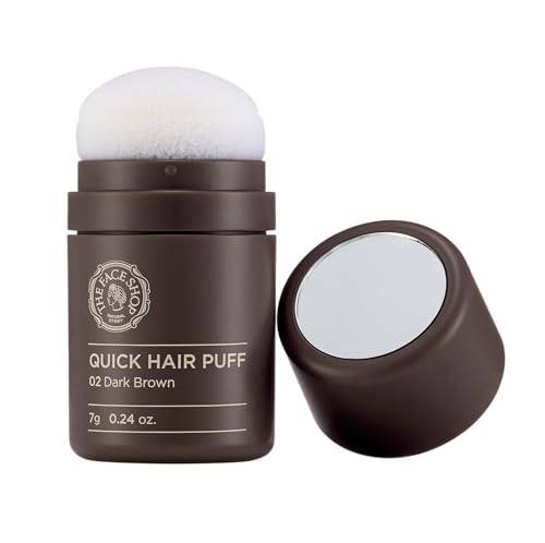 The Face Shop Quick Hair Puff Dark Brown Waterproof