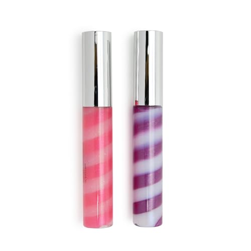 iBi Keychain Lip Glosses Set - 3Pc Shimmer Gloss for Kids Ages 5+