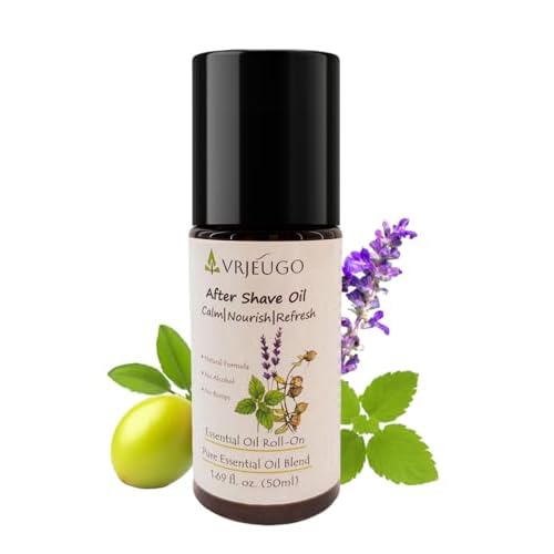 Botanical After Shave Oil for Women Roll-On ? 50ml Herbal Blend for Soothing & Moisturizing Skin Calms Irritation, Softens Skin, Prevents Ingrown Hairs,Alcohol?Free, Fragrance?Free