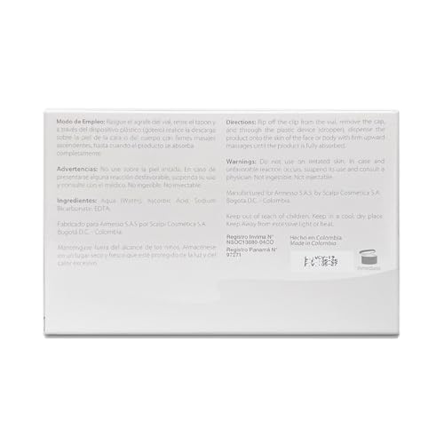 | Vitamin C 20% ? Brightening & Antioxidant Serum | With 20% Ascorbic Acid | For Professional Use Only | 5x10mL Vials