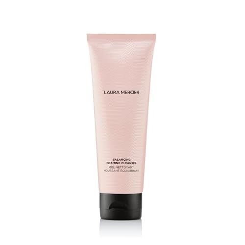 Laura Mercier Balancing Foaming Facial Cleanser, Makeup Remover, Gently Removes Dirt and Excess Oil, Enriched with Prickly Pear Extract, Maintains Skin's Moisture, Ideal for Oily Skin