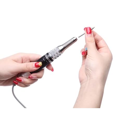 Delanie Handpiece for Delanie Professional Nail Drill Electric Nail File, 35000 RPM Replacement Hand Piece, White