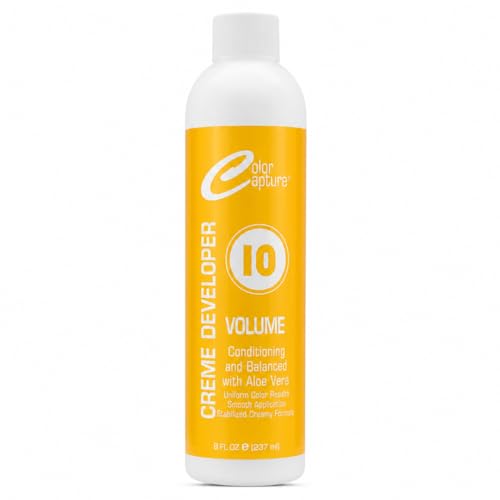 10 Volume Cream Hair Developer with Aloe Vera – No-Drip Formula