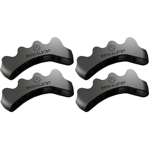 PrimalStep Toe Separators, Spreaders, Spacers, Straightener to Correct Toes for Men and Women, Bunion Corrector, Foot Pain, Plantar Fasciitis, Over 50% Thicker, XL (Pack of 2)