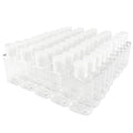Empty Hand Sanitizer Travel Size Bottles, 2oz, 50 Pack, Plastic Clear Refillable Flip-Top Containers for Shampoo, Baby Shower
