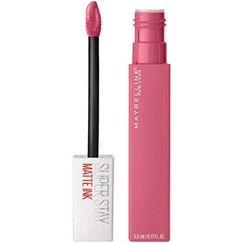 Maybelline Super Stay Matte Ink Liquid Lipstick Makeup, Long Lasting High Impact Color, Up to 16H Wear, Inspirer, Light Mauve Pink, 1 Count